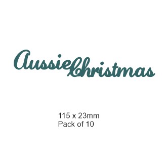 Aussie Christmas 115 x 23mm pack 10